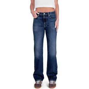 cake THE LABEL Women's Sz. 30x 32 Dark Blue Mid Rise Regular Straight Jeans